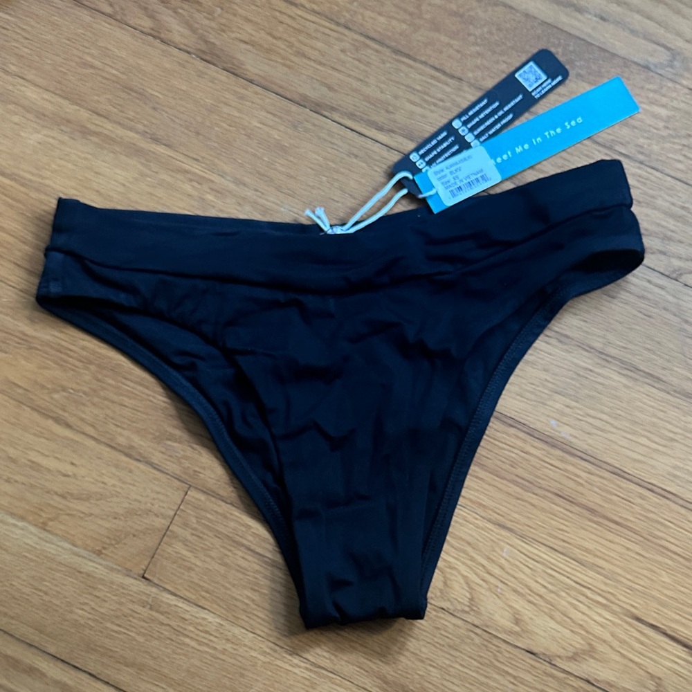 Jolyn Alanna Bikini Bottom, XS Black